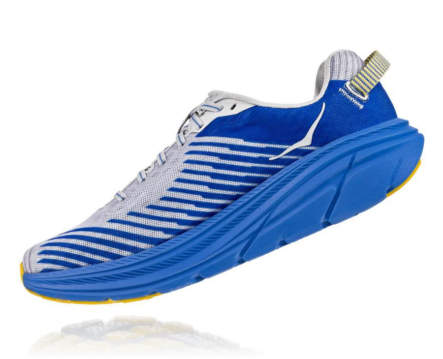 Hoka One One Koşu Ayakkabısı Erkek Gri/Mavi - Rincon - XT5268903